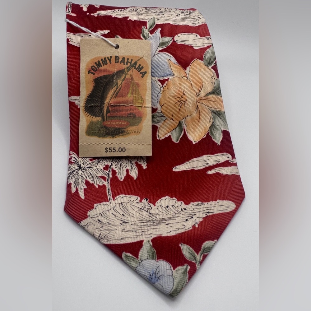 Tommy Bahama Silk Tie Brand New.  Make in USA.